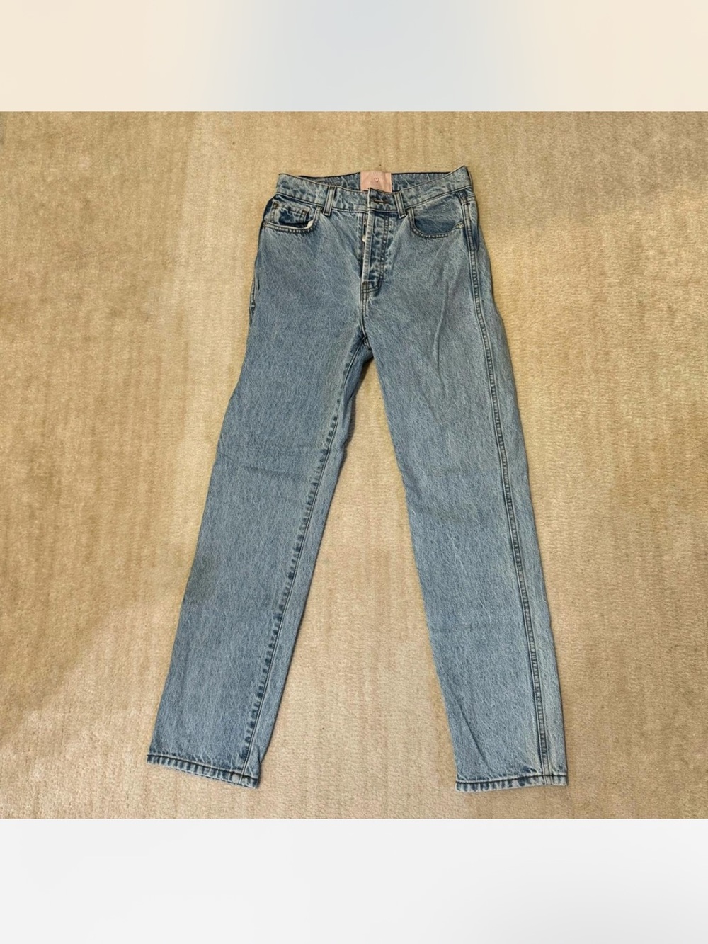 revice denim straight leg jeans